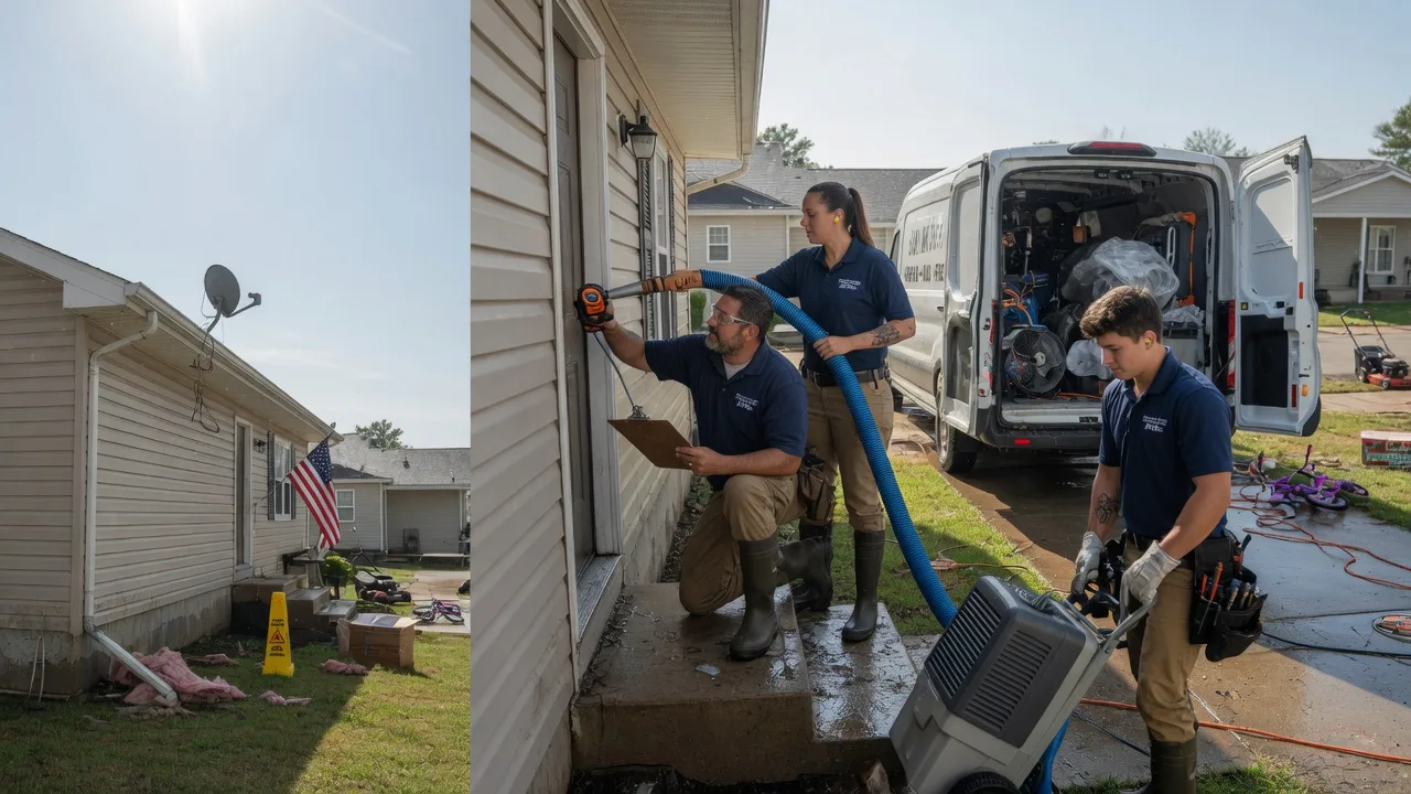 Ceiling Water Damage Restoration in Otterville, MO near me